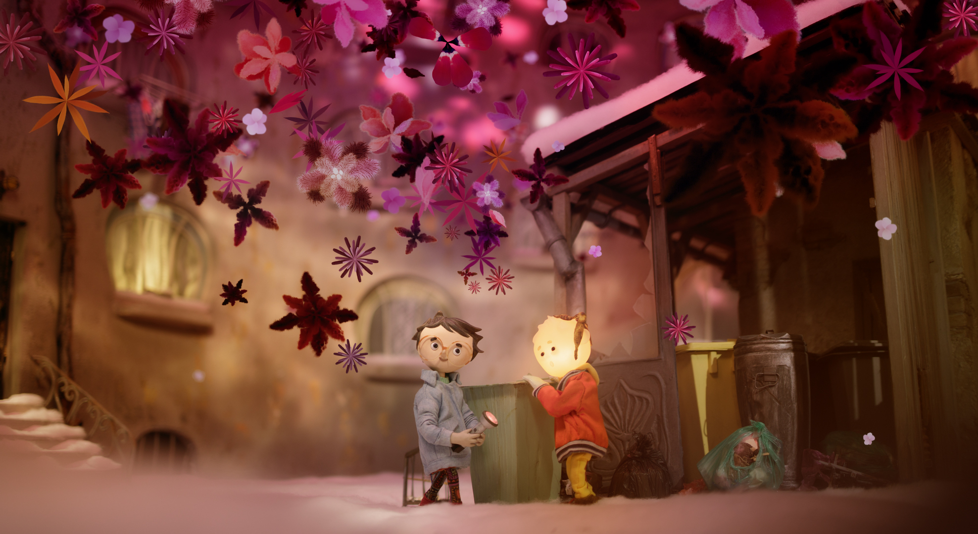 Fotograma de la película de animación stop-motion 'Tony, Shelly y la linterna mágica', del húngaro Filip Posivac