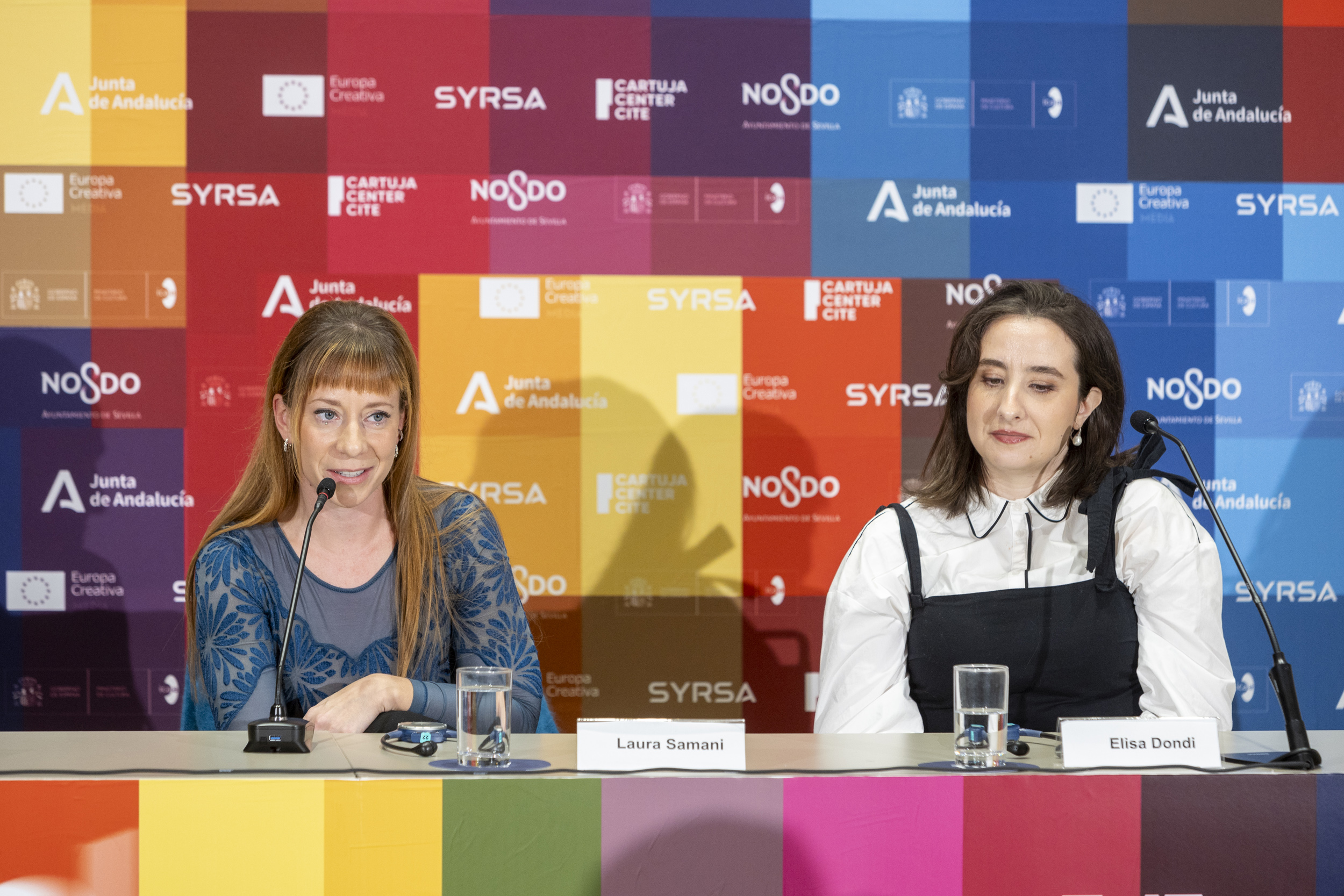 Rueda de prensa. A year of school.