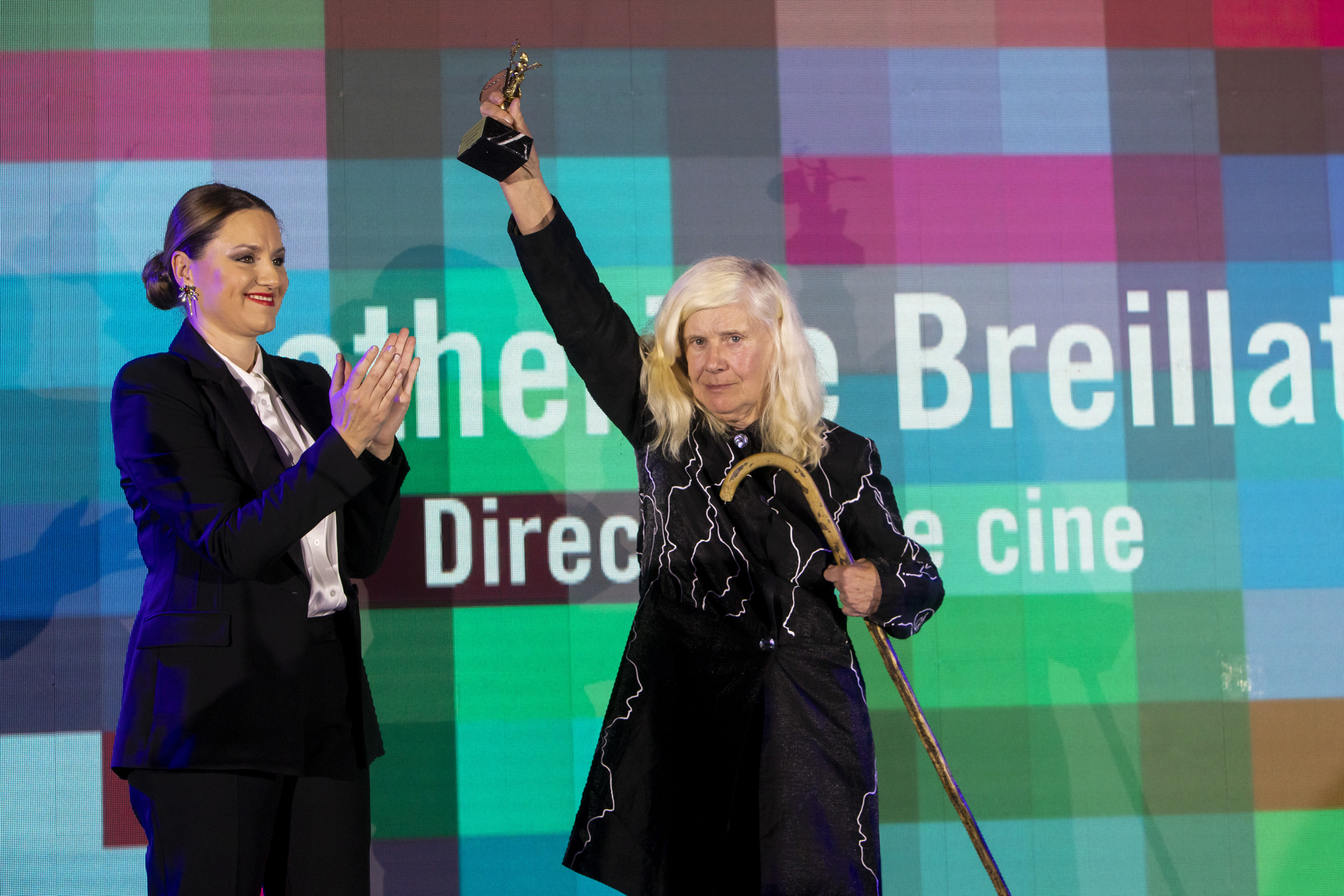 La delegada de Cultura reconoció el papel de Catherine Breillat al abrir el camino a otras mujeres directoras.
