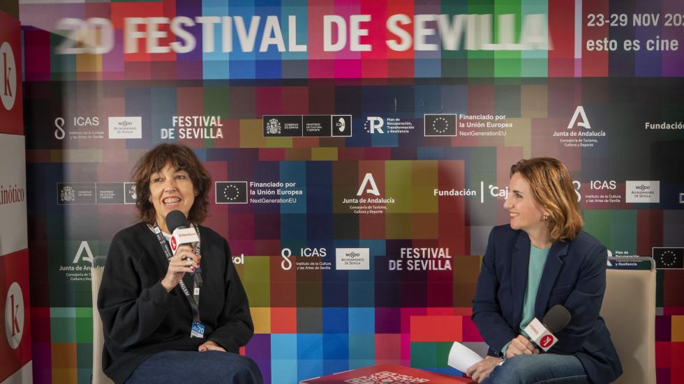 La periodista Alejandra Music ha entrevistado a Virginia García del Pino en director para Kinótico.