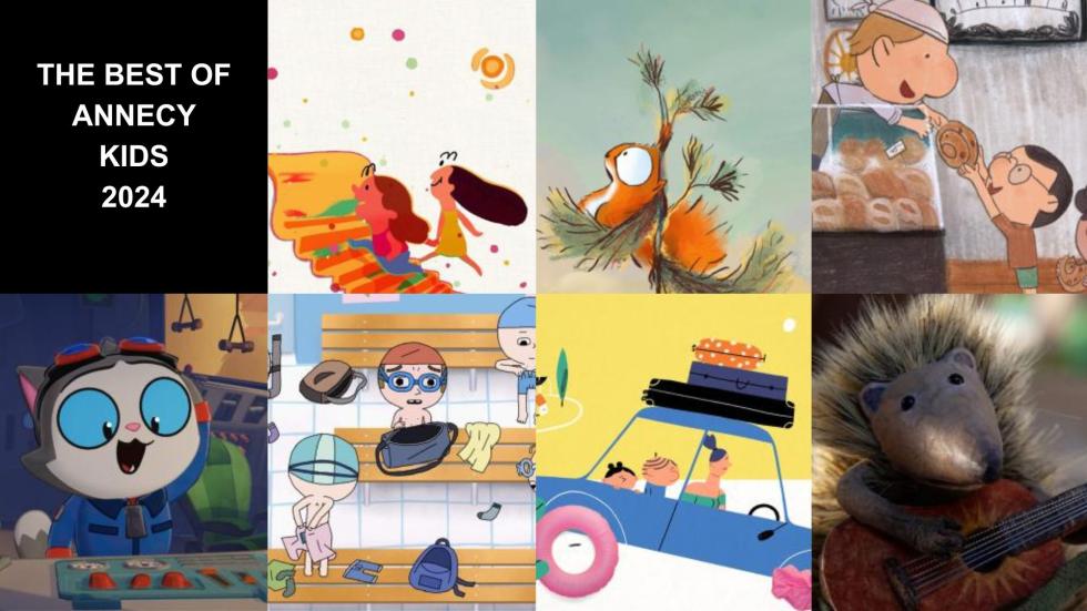 Fotogramas de los cortometrajes de The Best of Annecy Kids 2024