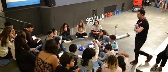 43 chicos y chicas de Sevilla vivieron un día lleno de cine europeo como jurado en los EFA YOUNG AUDIENCE AWARDS