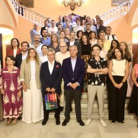 Foto de familia de la primera presentación del 22 Festival de Sevilla